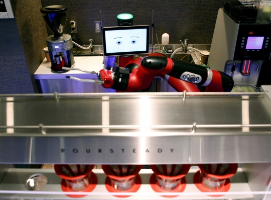 Canggihnya kedai kopi di Jepang ini baristanya robot