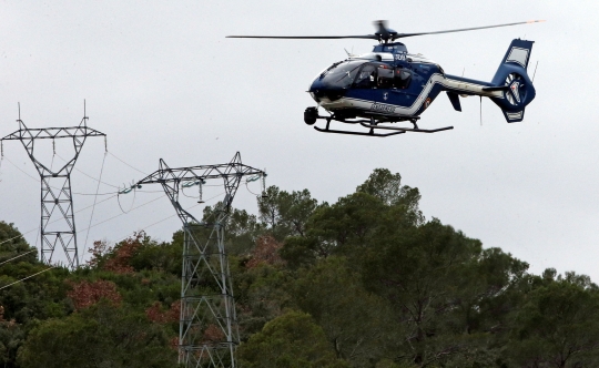 Ini lokasi jatuhnya 2 helikopter militer Prancis yang tewaskan 5 orang