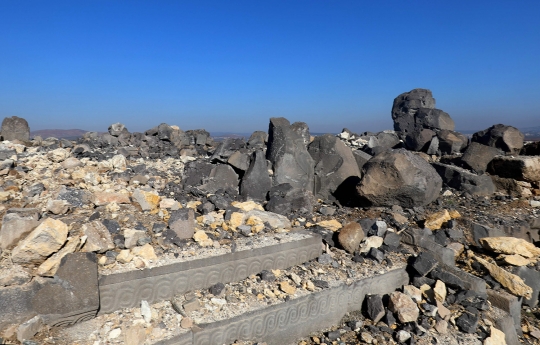 Hancur lebur kuil kuno Suriah akibat serangan udara militer Turki