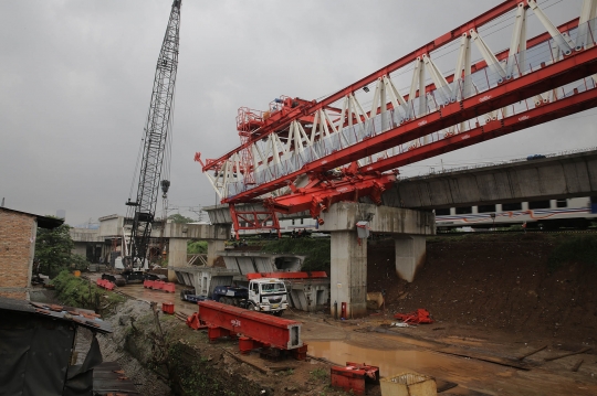 Begini kondisi bantalan crane yang ambruk dan tewaskan 4 pekerja