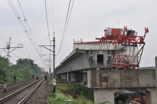 Begini kondisi bantalan crane yang ambruk dan tewaskan 4 pekerja