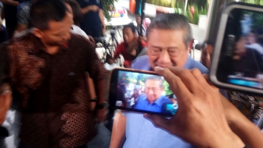 Ekspresi SBY laporkan pengacara Setnov yang seret namanya di kasus e-KTP