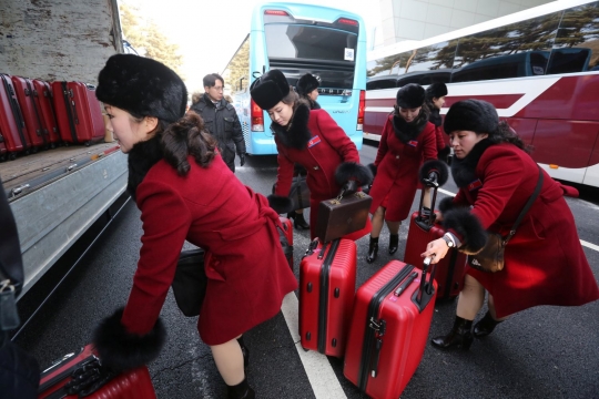 Pesona pemandu sorak Korea Utara yang siap meriahkan Olimpiade Pyeongchang