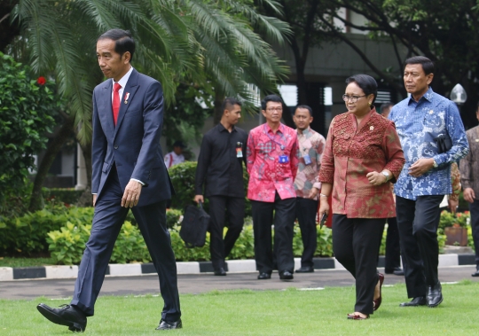 Presiden Jokowi buka raker Diplomasi Zaman Now