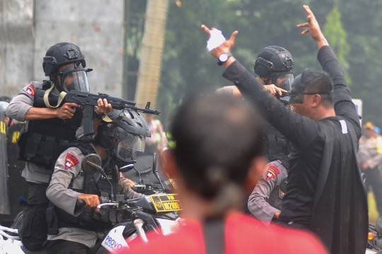 Simulasi pengamanan Pilkada serentak 2018 di Bogor