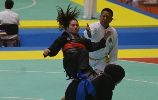 Pesilat Pipit Kamelia melaju ke babak final test event Asian Games 2018