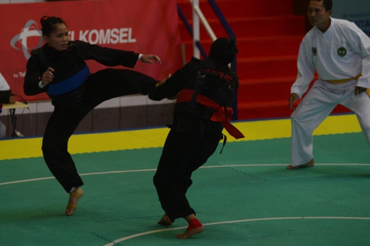 Pesilat Pipit Kamelia melaju ke babak final test event Asian Games 2018