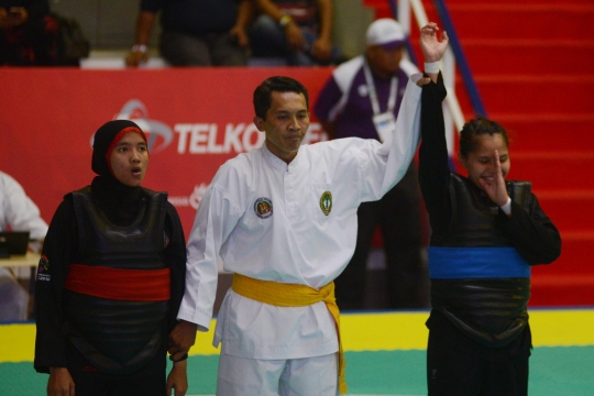 Pesilat Pipit Kamelia melaju ke babak final test event Asian Games 2018