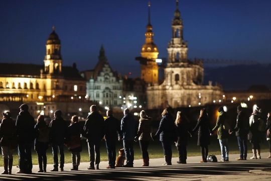 Peringatan 73 tahun tragedi pengeboman Dresden