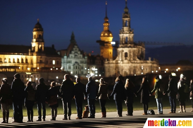 Foto : Peringatan 73 tahun tragedi pengeboman Dresden 