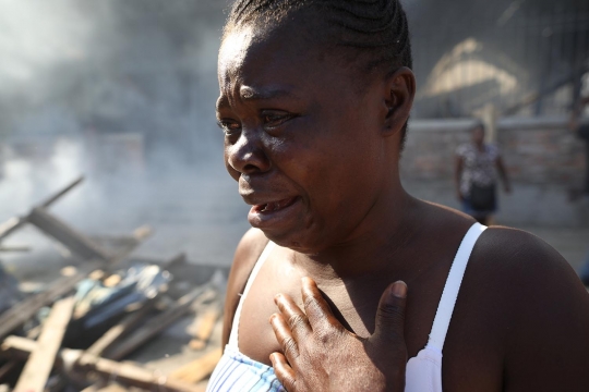 Pasar bersejarah di Haiti ludes dilalap si jago merah