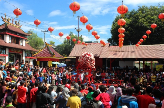 Atraksi barongsai semarakkan perayaan Imlek di Malang