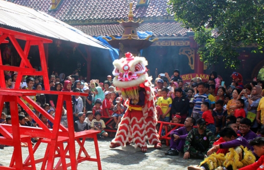 Atraksi barongsai semarakkan perayaan Imlek di Malang