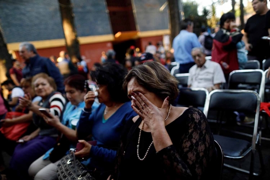 Gempa 7,2 SR guncang Meksiko, ribuan warga semburat ke jalanan