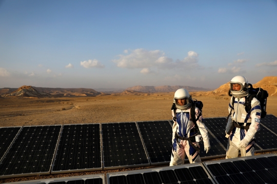 Melihat simulasi Israel jalani kehidupan di 'Mars'