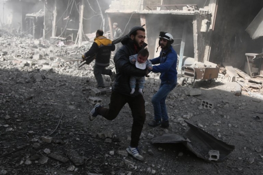 Jeritan anak-anak Suriah terus menjadi korban kekejaman Assad