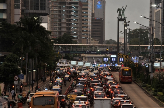 Potret suram lalu lintas Jakarta sebagai kota termacet ke-17 sedunia