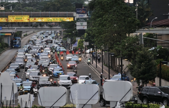 Potret suram lalu lintas Jakarta sebagai kota termacet ke-17 sedunia