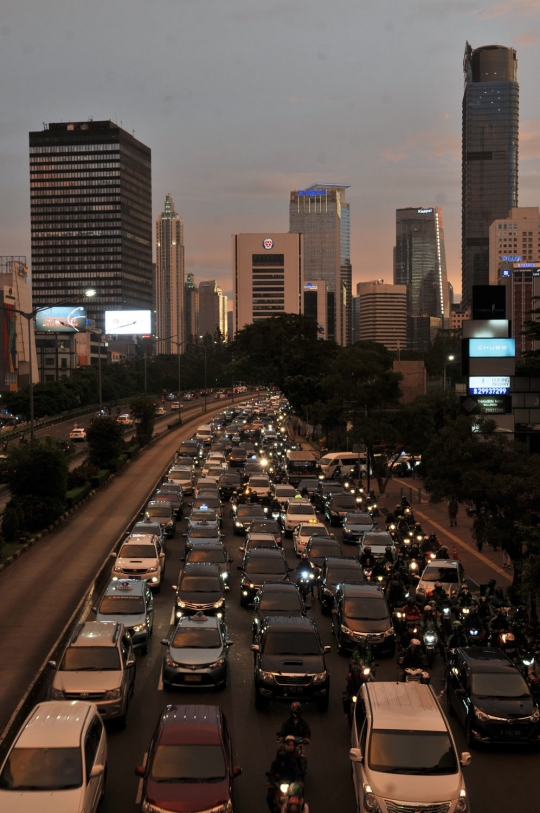 Potret suram lalu lintas Jakarta sebagai kota termacet ke-17 sedunia