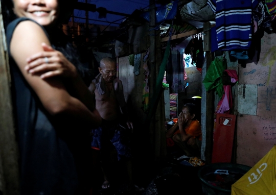 Malam mencekam di permukiman kumuh sarang narkoba Filipina