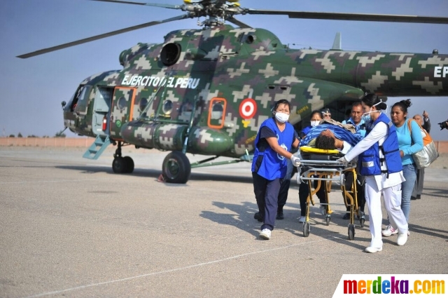 Foto : Bus masuk jurang tewaskan 35 orang di Peru merdeka.com