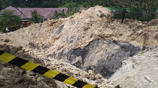 Melihat tambang ilegal yang gusur pemakaman umum di Samarinda