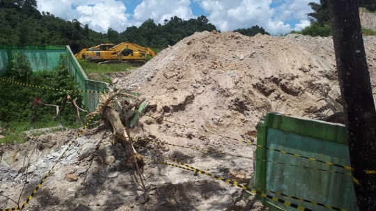 Melihat tambang ilegal yang gusur pemakaman umum di Samarinda