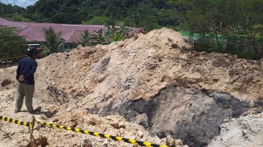 Melihat tambang ilegal yang gusur pemakaman umum di Samarinda