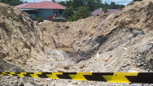 Melihat tambang ilegal yang gusur pemakaman umum di Samarinda