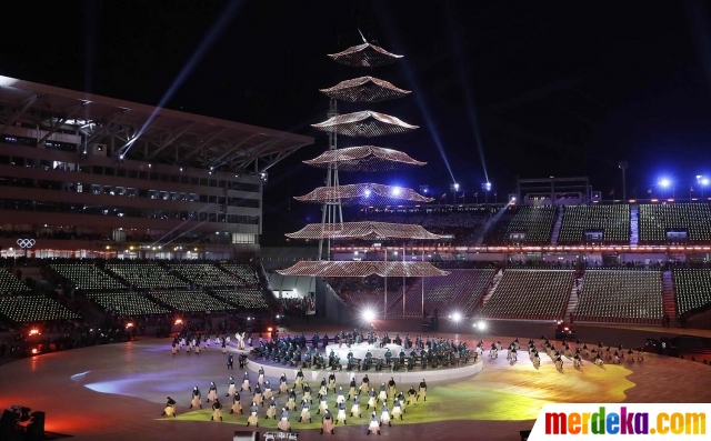 Foto : Meriahnya pesta penutupan Olimpiade Pyeongchang 