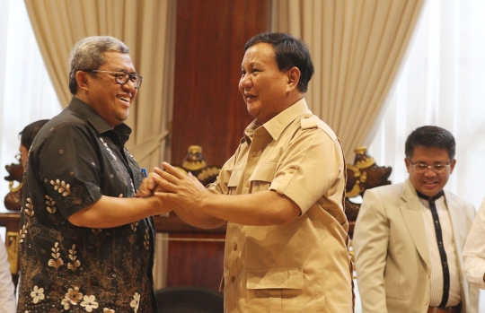 Keakraban Prabowo dan pimpinan partai koalisi bahas persiapan Pilgub Jabar