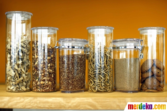 Foto : Mencicipi mie serangga yang kaya protein merdeka.com