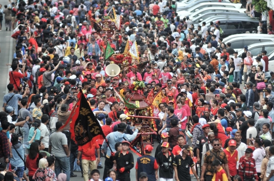 Meriahnya perayaan Cap Go Meh di Glodok