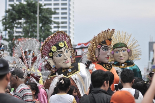 Parade budaya padati perayaan Cap Go Meh Glodok