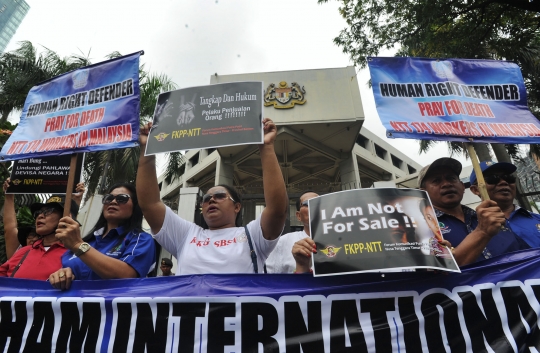 Aksi Persada Indonesia kecam kekerasan terhadap TKI