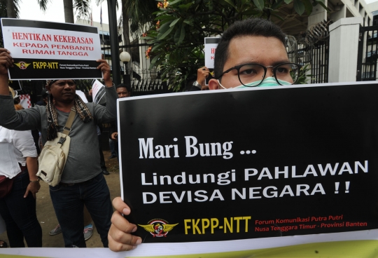 Aksi Persada Indonesia kecam kekerasan terhadap TKI