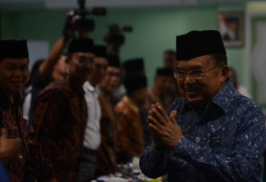 Wapres Jusuf Kalla dan Menlu Retno silaturahmi ke kantor MUI