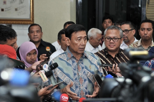 Kunjungi KPU, Menkopolhukam Wiranto bicara soal persiapan Pemilu 2019