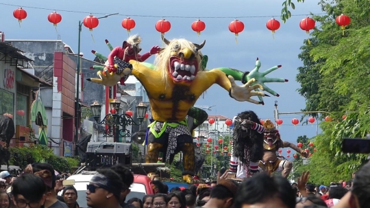 Pawai ogoh-ogoh meriahkan jalanan Malioboro