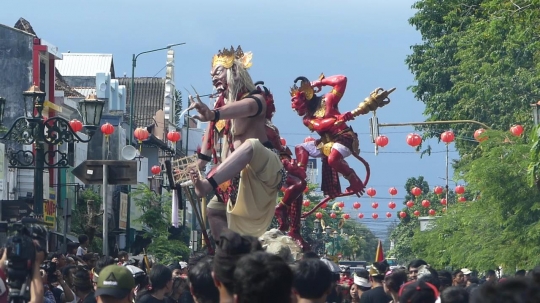 Pawai ogoh-ogoh meriahkan jalanan Malioboro