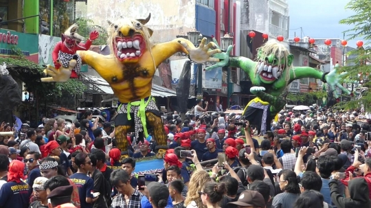 Pawai ogoh-ogoh meriahkan jalanan Malioboro