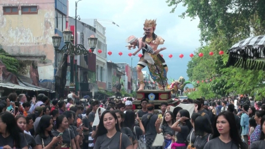 Pawai ogoh-ogoh meriahkan jalanan Malioboro