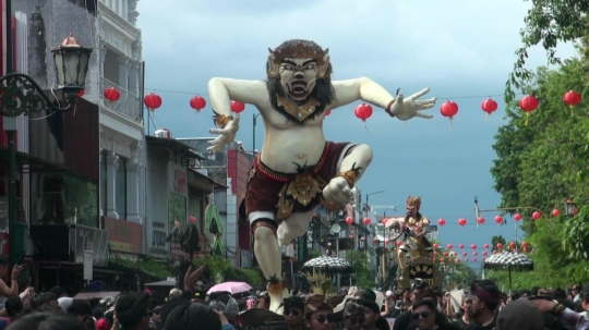 Pawai ogoh-ogoh meriahkan jalanan Malioboro