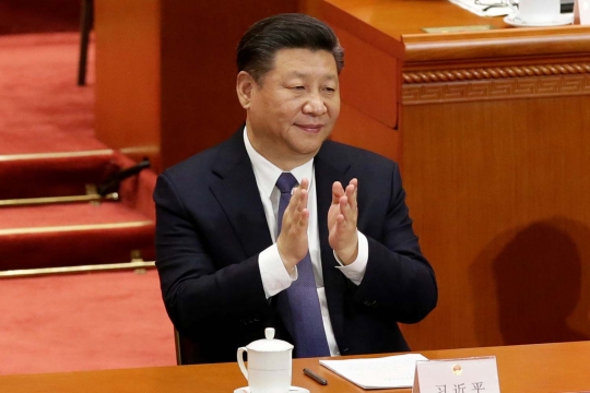 Semringah Xi Jinping saat parlemen China hapus masa jabatan presiden