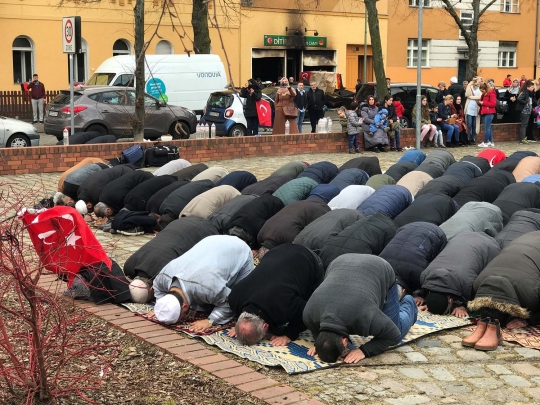 Begini kondisi masjid yang dibakar di Jerman