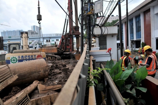 TKP kebocoran pipa gas di Cawang