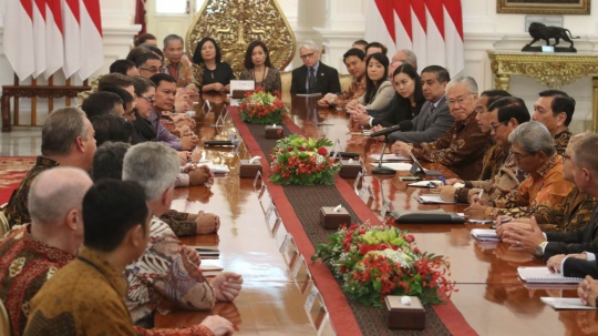 Jokowi terima kunjungan delegasi US Asean Business Council