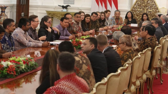 Jokowi terima kunjungan delegasi US Asean Business Council