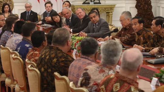 Jokowi terima kunjungan delegasi US Asean Business Council