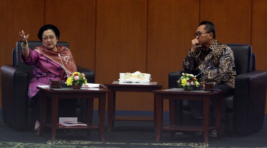 Megawati bertemu pimpinan MPR bahas program kerja BPIP